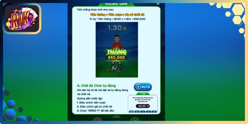 Tâng Bóng Rikvip – Bật Mí Cách Chơi Chinh Phục Thử Thách 2 Giá trị thưởng trong game Tâng Bóng Rikvip